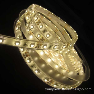 PU IP68 Waterproof Flexible 3528 SMD LED Strip White 5m Can Be Cut